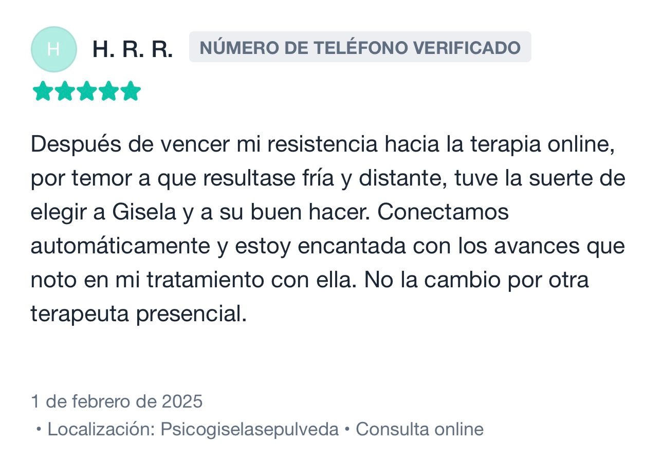 reseña gisela sepulveda psicologa y terapeuta emdr online
